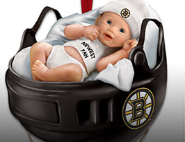 Boston Bruins® Personalized Baby's First Ornament