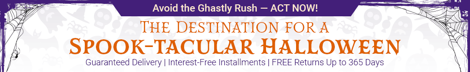 Avoid the Ghastly Rush - ACT NOW! The Destination for a Spook-tacular Halloween - Guaranteed Delivery | Interest-Free Installments | FREE Returns Up to 365 Days