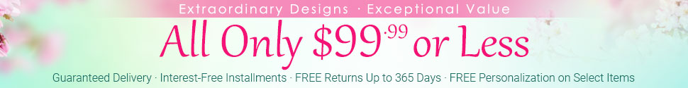 Extraordinary Designs • Exceptional Value | Jewelry & Watches | Interest-Free Installments - Free Returns Up to 120 Days - Free Personalization on Select Items