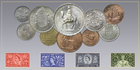 Coronation Coin and Stamp Set