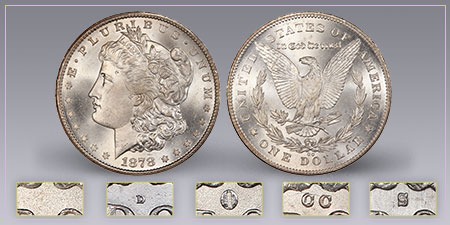 Morgan Silver Dollars Complete Mintmark Set
