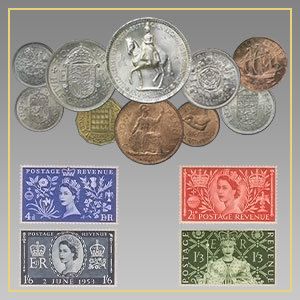 Coronation Coin and Stamp Set